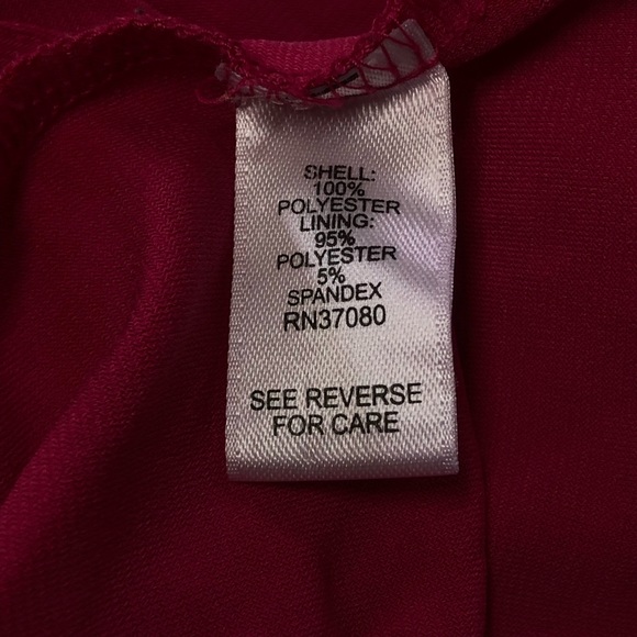 ❌(stolen) CATO Hot Pink Flutter Sleeveless Top - Picture 7 of 9